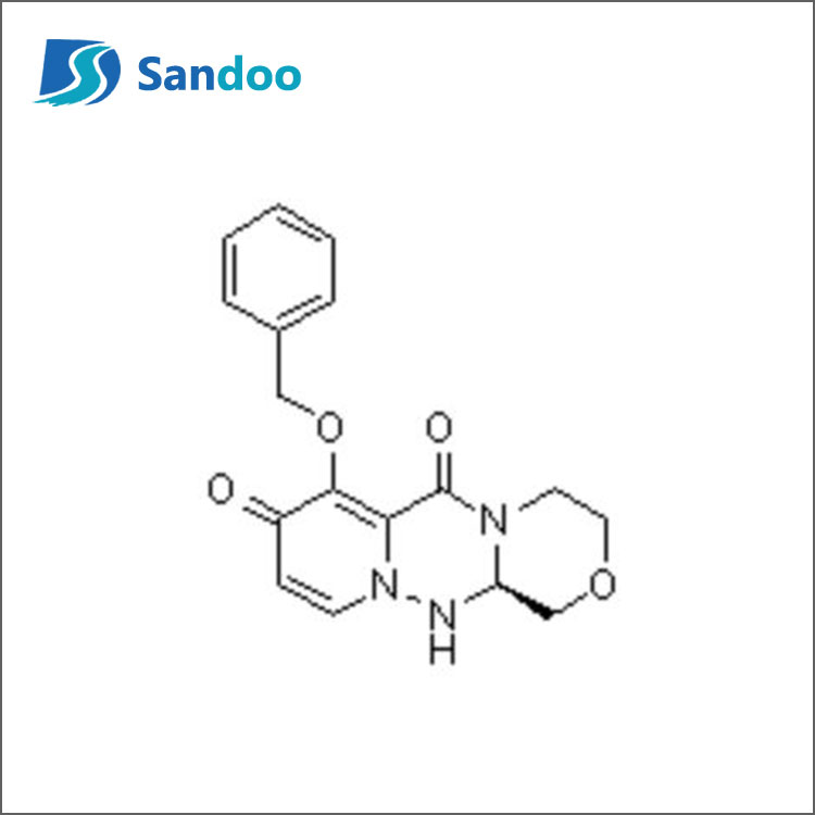 (12aR)-3,4,12,12a-Tetrahydro-7-(phenylmethoxy)-1H-[1,4]oxazino[3,4-c]pyrido[2,1-f][1,2,4] ట్రైజైన్-6,8-డియోన్