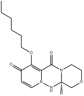 (12aR)-7-(హెక్సిలోక్సీ)-3,4,12,12a-tetrahydro-1H-[1,4]Oxazino[3,4-c]pyrido[2,1-f][1,2,4] ట్రైజైన్-6,8-డియోన్