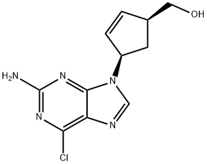 (1S,4R)-4-(2-amino-6-chloro-9H-purin-9-yl)-2-Cyclopentene-1- మిథనాల్