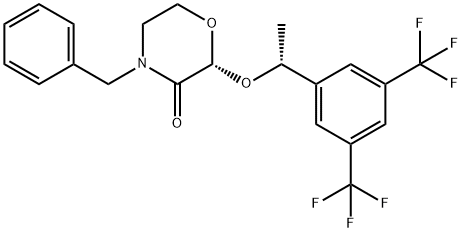 (2R)-4-benzyl-2-[(1R)-1-[3,5-bis(trifluoromethyl)phenyl]ethoxy]morpholin-3-one