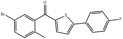 (5-broMo-2-Methylphenyl)(5-(4-fluorophenyl)thiophen-2-yl)మిథనోన్