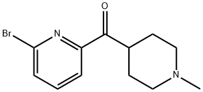 (6-broMopyridin-2-yl)(1-Methylpiperidin-4-yl)మీథనోన్