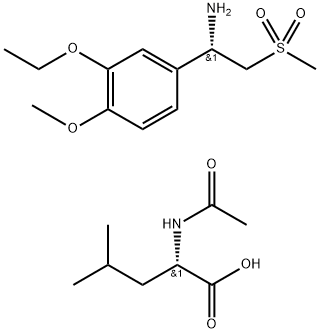 (S)-1-(3-Ethoxy-4-Methoxyphenyl)-2-(Methylsulfonyl)EthylaMine N-acetyl-L-leucine salt