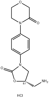 (S)-4-(4-(5-(అమినోమీథైల్)-2-oxooxazolidin-3-yl)ఫినైల్)మోర్ఫోలిన్-3-వన్.HCl