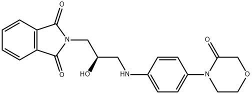 1H-ISOINDOLE-1,3(2H)-DIONE, 2-[(2R)-2-హైడ్రాక్సీ-3-[[4-(3-OXO-4-MORPHOLINYL)PHENYL]AMINO]PROPYL]-