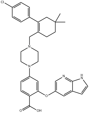 2-[(1H-pyrrolo[2,3-B]pyridin-5-yl)oxy]-4-[4-[[2-(4-chlorophenyl)-4,4-dimethyl ring Hex-1-enyl] మిథైల్] పైపెరాజిన్-1-యల్] బెంజోయిక్ ఆమ్లం