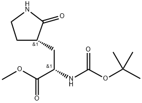 మిథైల్(S)-2-(Boc-amino)-3-[(S)-2-oxo-3-pyrrolidinyl ]propanoate